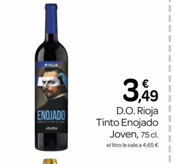 Supermercados El Jamón D.O Rioja Tinto Enojado Joven 75cl oferta