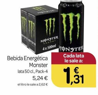 Supermercados El Jamón Bebida Energética Monster oferta