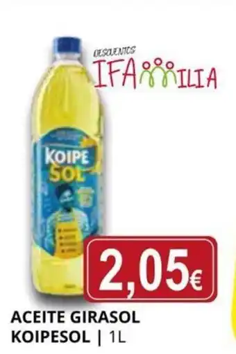 Supermercados MAS Aceite Girasol Koipesol oferta