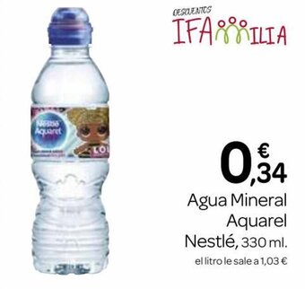Supermercados El Jamón Agua Mineral Aquarel Nestlé oferta