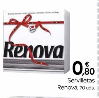 Supermercados El Jamón Servilletas Renova oferta