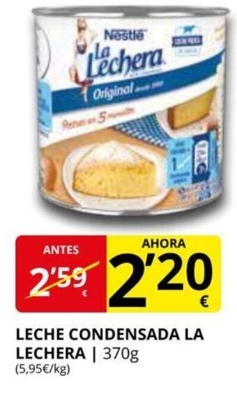 Supermercados MAS Leche Condensada La Lechera oferta