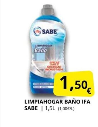 Supermercados MAS Limpiahogar Baño Ifa Sabe oferta