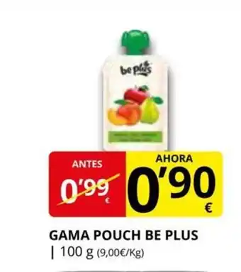 Supermercados MAS Gama Pouch be Plus oferta