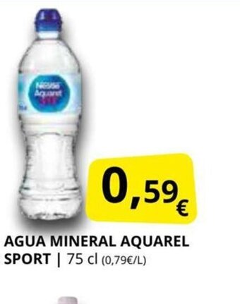 Supermercados MAS Agua Mineral Aquarel Sport oferta
