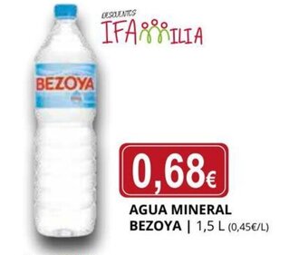 Supermercados MAS Agua Mineral Bezoya oferta