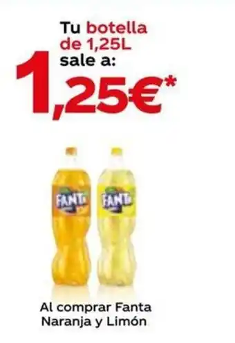 Supermercados MAS Al Comprar Fanta Naranja y Limón oferta