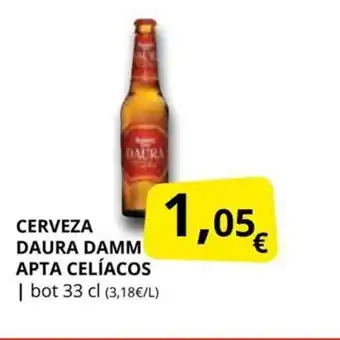 Supermercados MAS Cerveza Daura Damm Apta Celíacos oferta