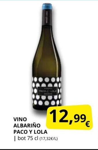 Supermercados MAS Vino Albariño Paco Y Lola oferta
