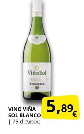 Supermercados MAS Vino Viña Sol Blanco oferta