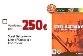 CeX Steel battalion + line of contact + controller oferta