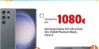 CeX Samsung galaxy s23 ultra dual sim 256gb phantom black, libre a oferta
