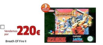 CeX Breath of fire ii oferta