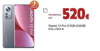 CeX Xiaomi 12 pro (12gb+256gb) gris, libre a oferta