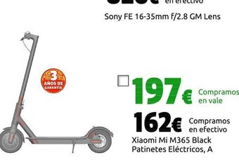 CeX Xiaomi mi m365 black patinetes eléctricos, a oferta