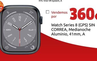 CeX Watch series 8 (gps) sin correa, medianoche aluminio, 41mm, a oferta