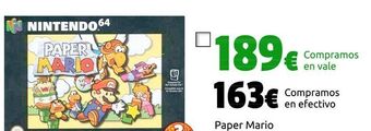 CeX Paper mario oferta