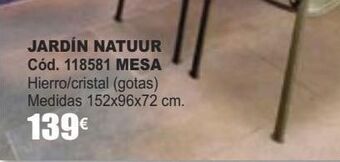 Ferrcash Mesas de jardin oferta