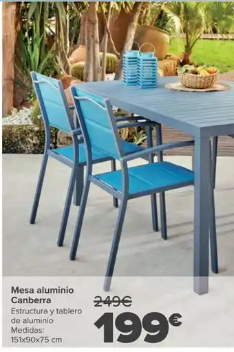 Carrefour Express Mesa aluminio canberra oferta