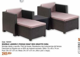 Ferrcash Muebles de jardín oferta