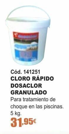 Ferrcash Cloro rápido granulado oferta