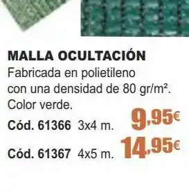 Ferrcash Malla de ocultación oferta