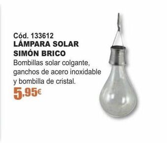 Ferrcash Lámpara solar oferta