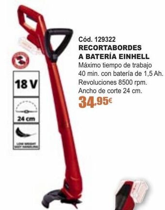 Ferrcash Recortabordes a batería einhell oferta