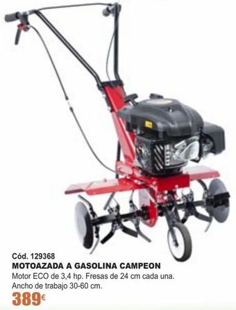 Ferrcash Motoazada a gasolina campeón oferta