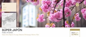 Viajes El Corte Inglés 30 asia japón j shk súper japón 11 días / 9 noches osaka kioto, magome, tsumago, takayama, shirakawago, hakone y tokin oferta