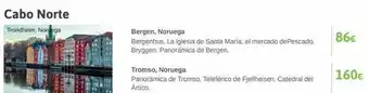 Viajes El Corte Inglés Bergen, noruega bergenhus. la iglesia de santa maría, el mercado de pescado. bryggen. panorámica de bergen. tromso, noruega oferta