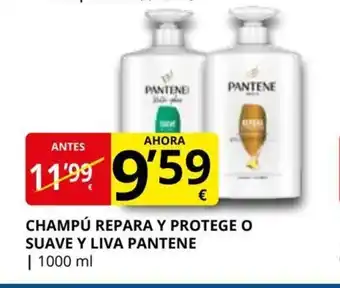 Supermercados MAS Champú Repara Y Protege o Suave Y Liva Pantene oferta