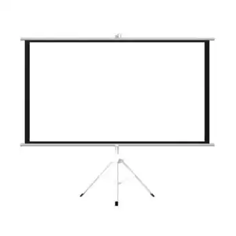 Embargos a lo bestia Pantalla de proyección con trípode ws-900-143 portátil negro/inox 150x200 cm oferta
