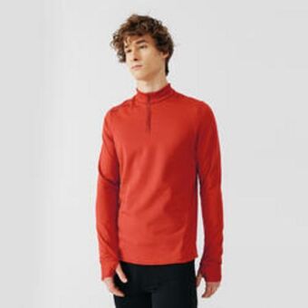 Decathlon Camiseta térmica running hombre rojo oferta