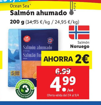 Lidl Salmón Ahumado oferta