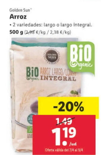 Lidl Arroz oferta