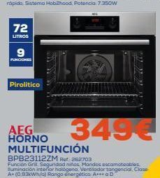 Tiendas Electrón Horno multifunción oferta