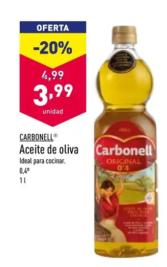 ALDI Carbonnel Aceite de oliva 1 L oferta