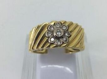 Cash Converters Anillo oro 18k con diamante oferta