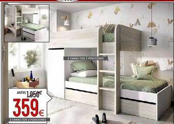 Atrapamuebles 2 camas con 2 posiciones oferta