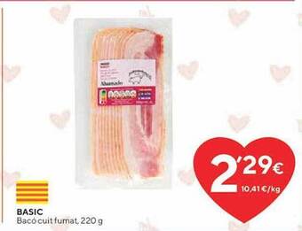 Caprabo Basic bacó cuit fumat oferta