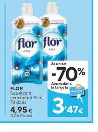 Caprabo Flor suavitzant concentrat azul oferta