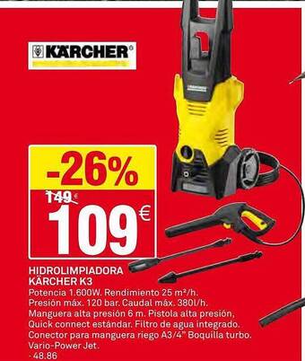 Bricoking Hidrolimpiadora kärcher k3 oferta