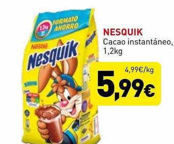 Hiperber Nesquik cacao instantáneo oferta