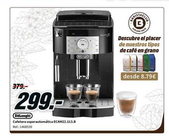MediaMarkt Delonghi cafetera superautomática ecam22.113.b oferta