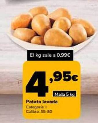 Supeco Patata lavada oferta