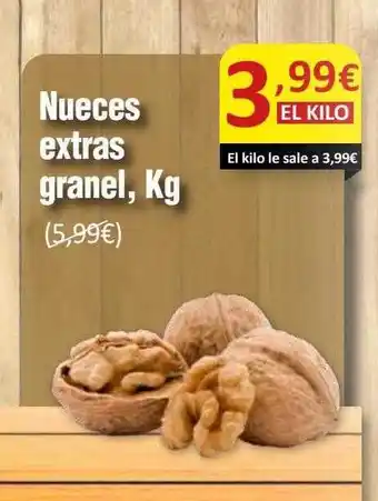 SPAR Nueces extras granel kg oferta