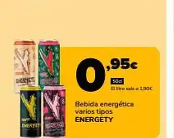 Supeco Bebida energética varios tipos energety oferta