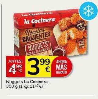 Supermercados Charter Nuggets la cocinera oferta