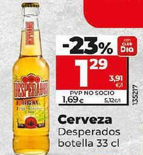 Dia Cerveza desperados oferta